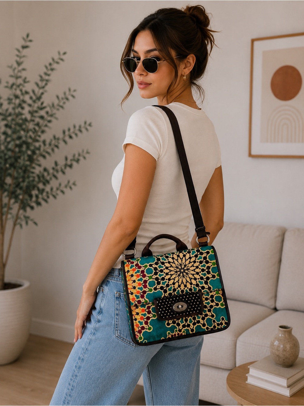 Vintage FOSSIL Crossbody Bag